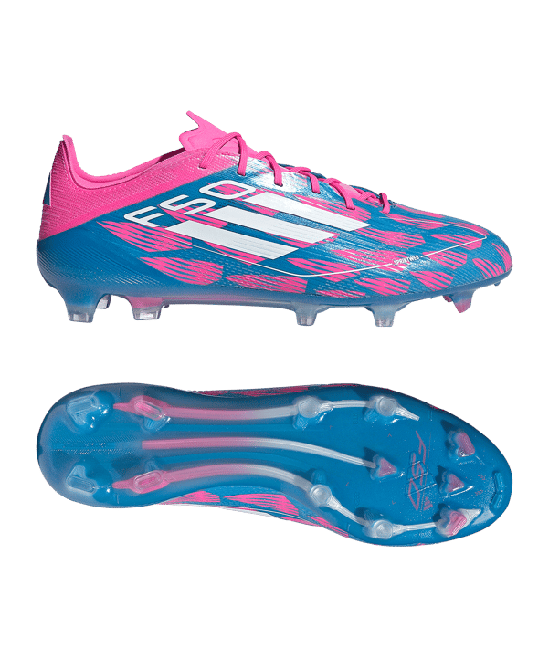 adidas F50 Elite FG Reemergence Blau Weiss - blau