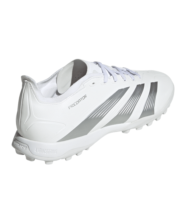 adidas Predator League TF Pearlized Weiss Silber Grau - weiss