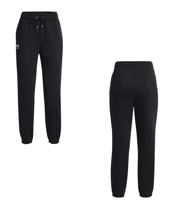 Under Armour Essential Jogginganzug Damen F001 - schwarz