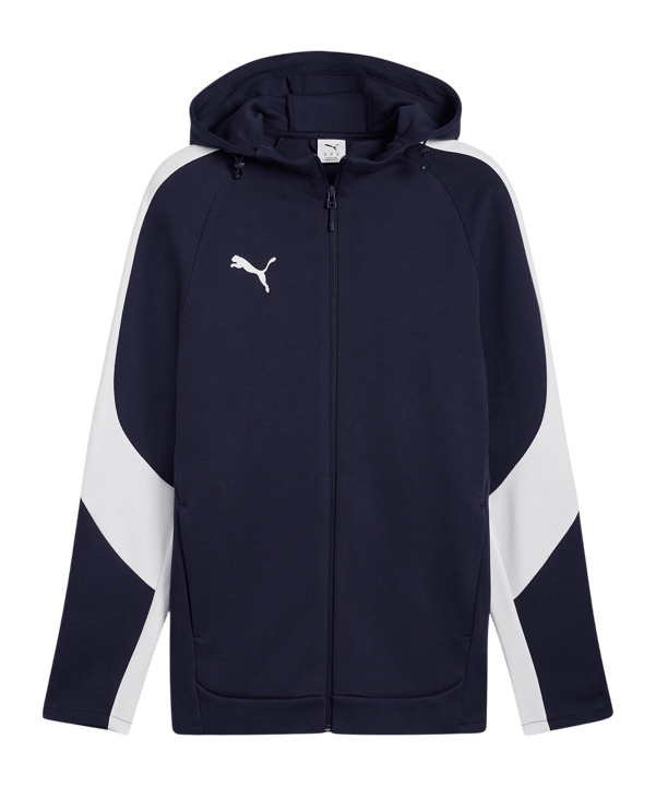 PUMA teamEVOSTRIPE Kapuzenjacke Blau F06 - blau