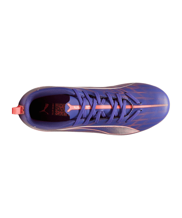PUMA ULTRA 5 Play MG Formula Jr Kids Lila Weiss F01 - rosa