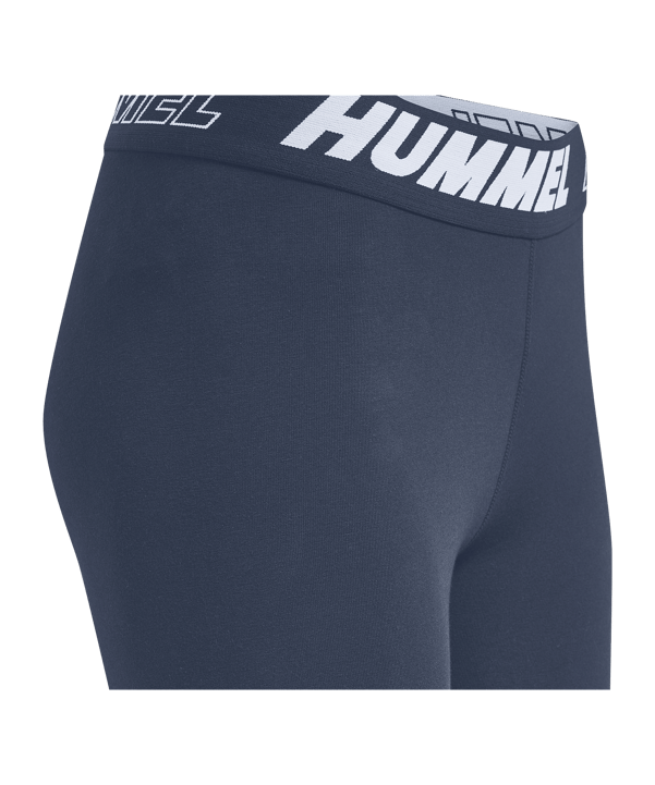 Hummel hmlTE Maja Mid Waist Leggings Damen F7954 - blau