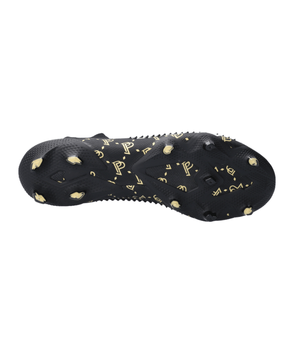 adidas Predator 20+ FG Pogba Schwarz Gold - schwarz