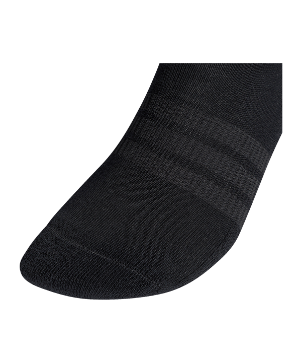 adidas Ankle 6er Pack Socken Schwarz - schwarz