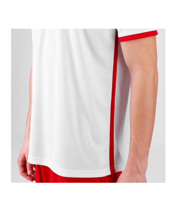 JAKO Primera KA Trikot Weiss Rot F011 - weiss