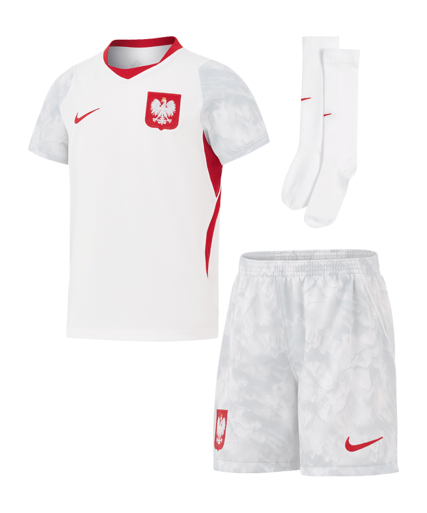 Nike PZPN Polen Minikit Trikot Set Home WM 2026 Kids Weiß F100 - weiss
