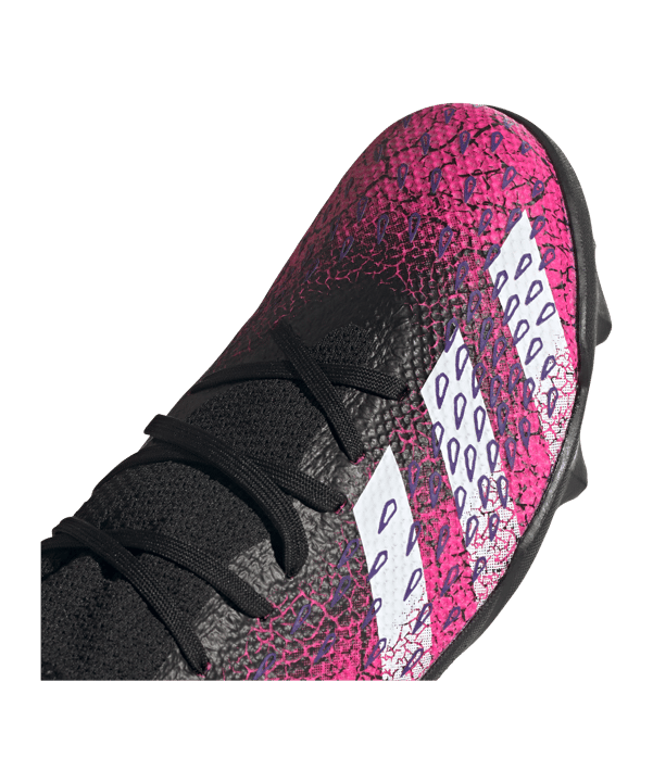 adidas Predator FREAK.3 L TF Superspectral Schwarz Weiss Pink - schwarz
