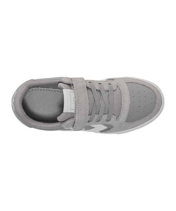 Hummel Slimmer Stadil Leather Low Kids Braun F1100 - braun