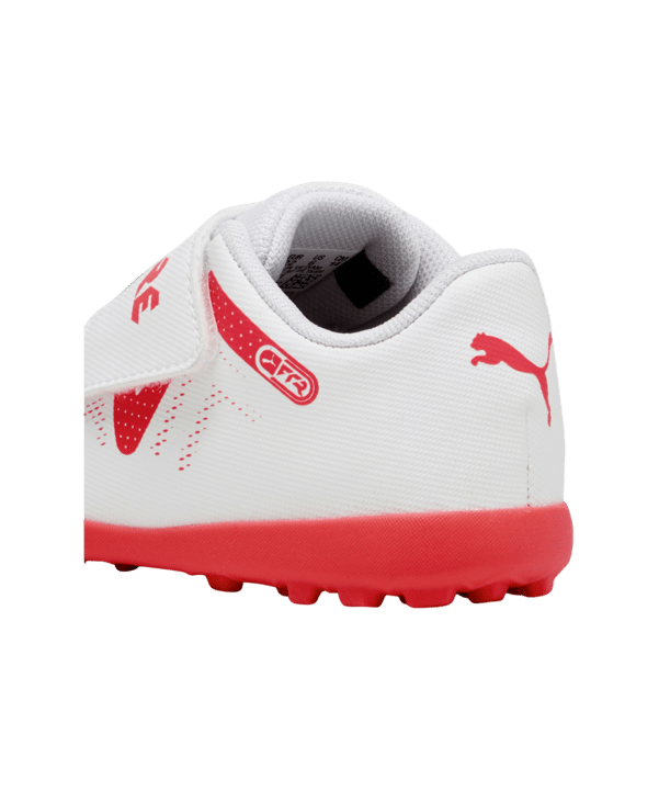 PUMA FUTURE Play TT V Breakthrough Baby Kids Weiss Rot Schwarz F01 - weiss