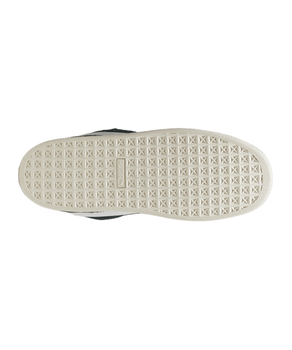 PUMA Suede XL Hairy Grün Weiss F02 - gruen