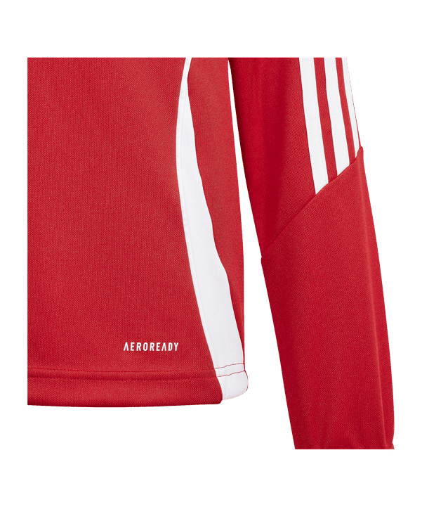 adidas Tiro 24 Trainingstop Kids Rot Weiss - rot
