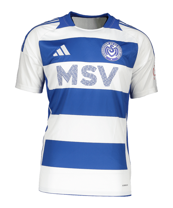 adidas MSV Duisburg Trikot Home 2024/2025 Weiss - weiss