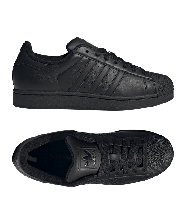 adidas Originals Superstar II Schwarz - schwarz