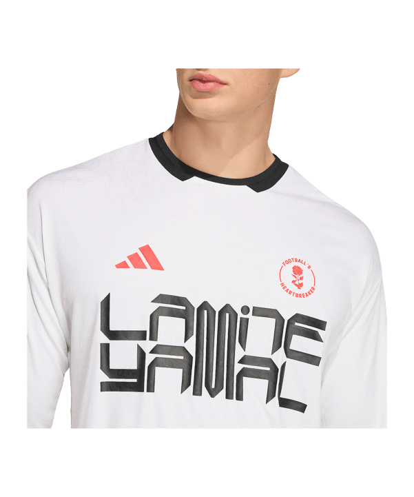 adidas Lamine Yamal Trainingsshirt Weiß - weiss