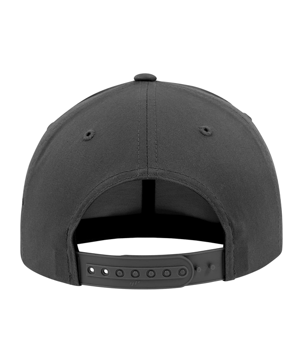 Merch Curved Classic Snapback Cap Charcoal - braun
