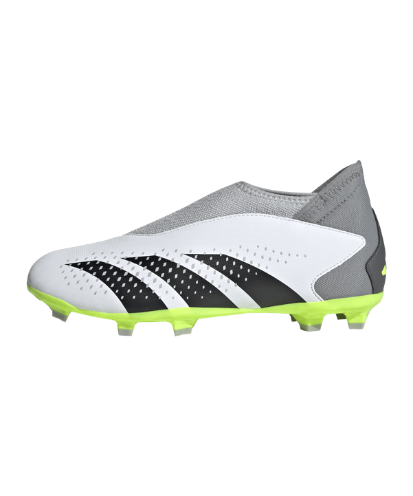 adidas Predator Accuracy.3 LL FG Crazyrush Kids Weis Schwarz Gelb - weiss