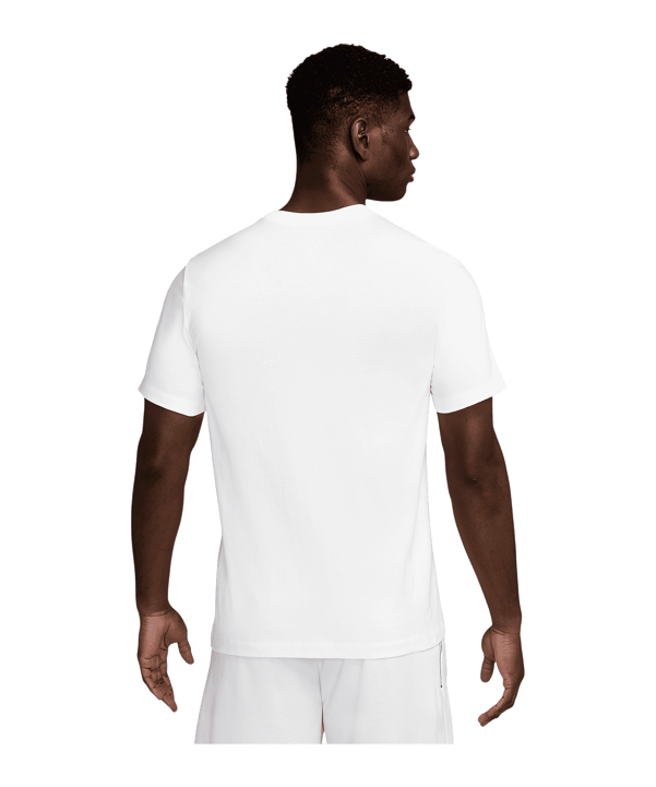 Nike Basketball T-Shirt Weiß F100 - weiss