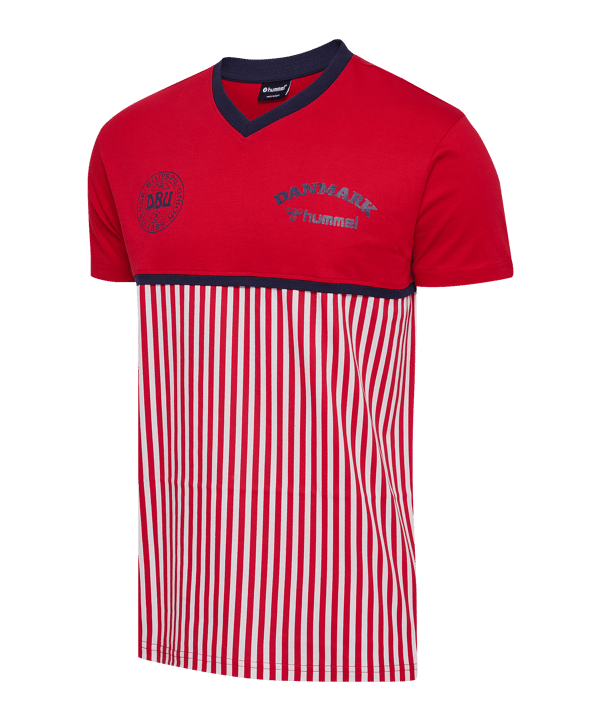 hummel DBU Fan 86 Block Cotton T-Shirt 2026 Rot F3681 - rot