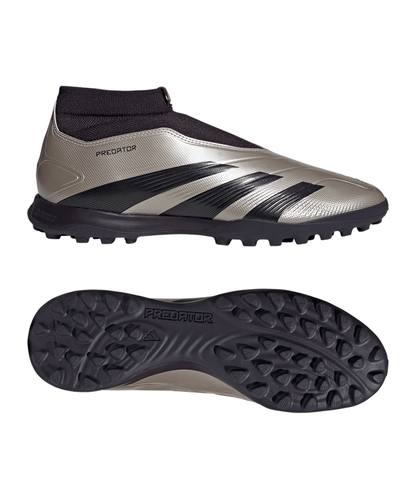 adidas Predator League LL TF Vivid Horizon Grau Pink - grau