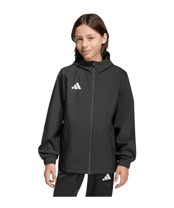 adidas Entrada 26 Jacke Kids Schwarz - schwarz