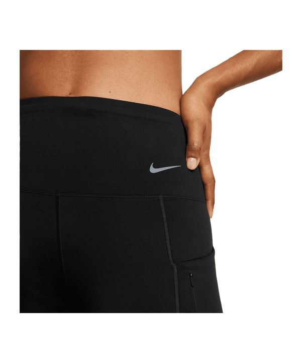 Nike Go High-Waisted 8 Short Damen Schwarz F010 - schwarz