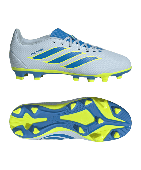 adidas Predator Club FG/MG Ice Cold Precision Kids Blau - blau