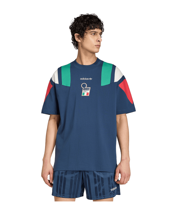 adidas Italie EQT T-Shirt Bleu - bleu