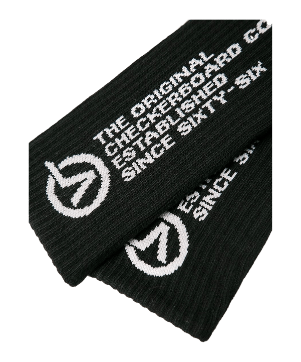 Vans Distorton Crew Socken 6,5-9 Schwarz - schwarz