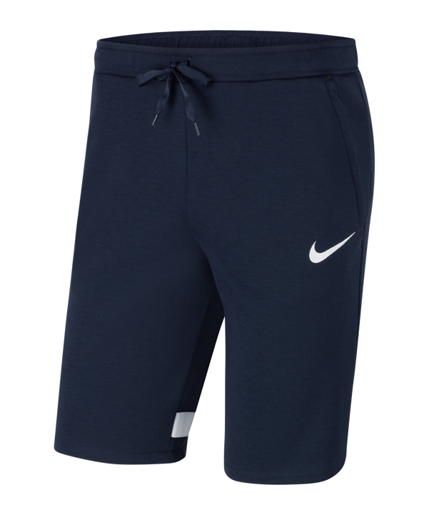 Nike Strike 21 Fleece Short Blau Weiss F451 - blau