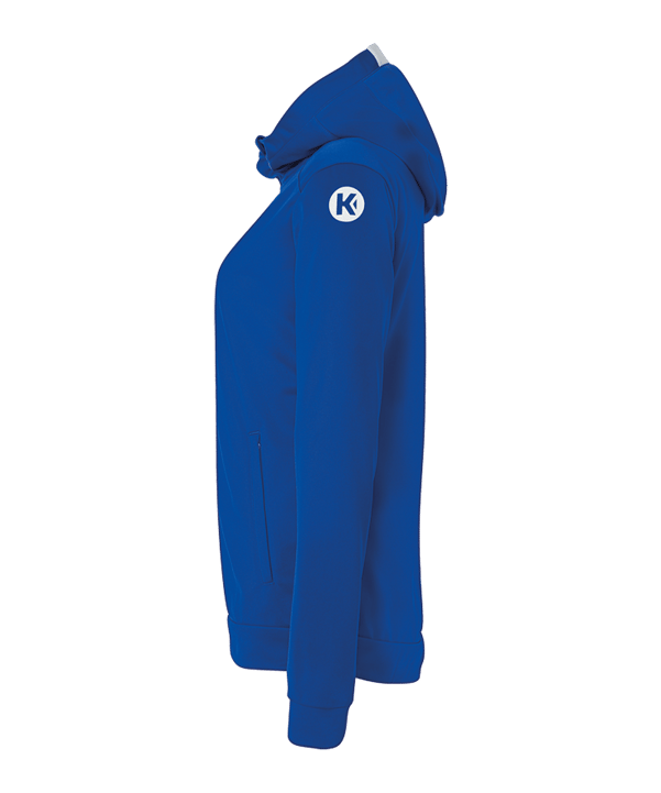 Kempa Player Kapuzenjacke Damen Blau Weiss F04 - blau
