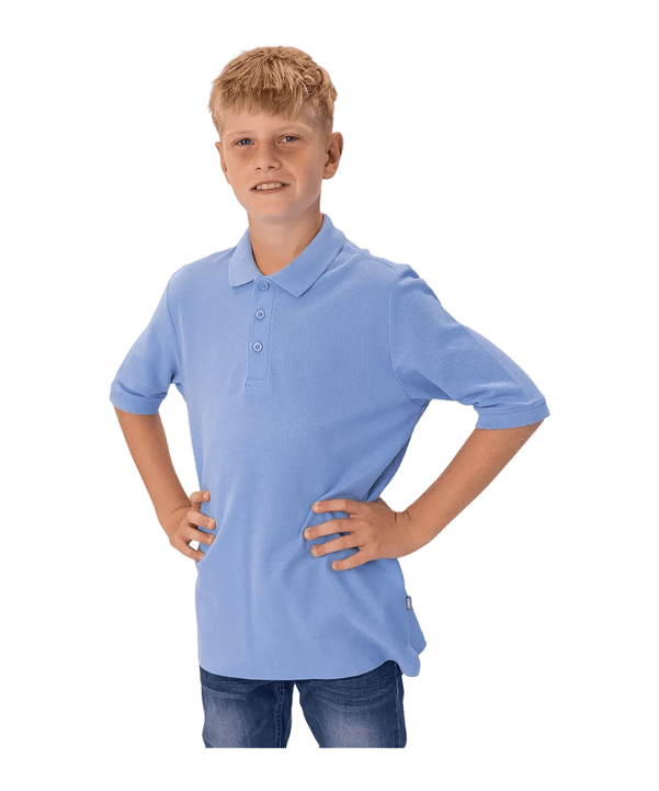 JAKO Organic Polo Shirt Kids Blau F460 - blau