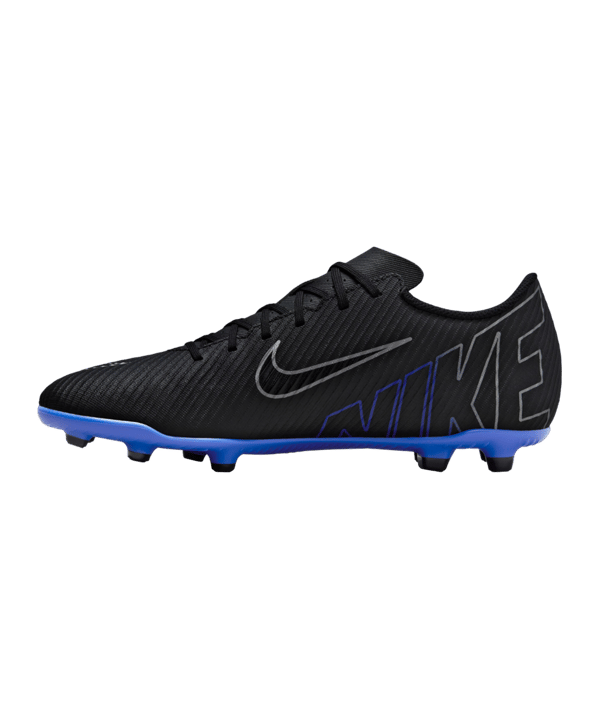 Nike Air Zoom Mercurial Vapor XV Club FG/MG Shadow Schwarz Silber Blau F040 - schwarz