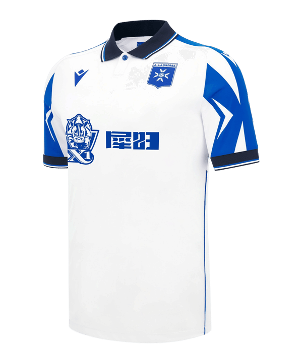 Macron AJ Auxerre Authentic Trikot Home 2026/2027 Weiß - weiss