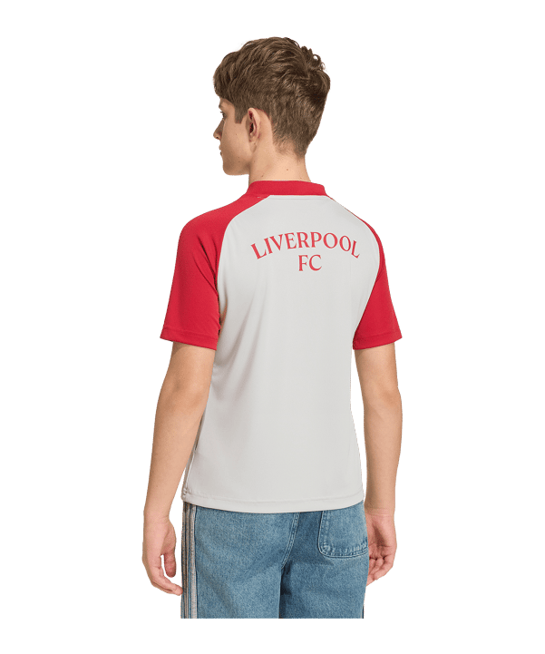 adidas FC Liverpool Pre Match Maglietta 2026/2027 Bambini Grigio - grigio