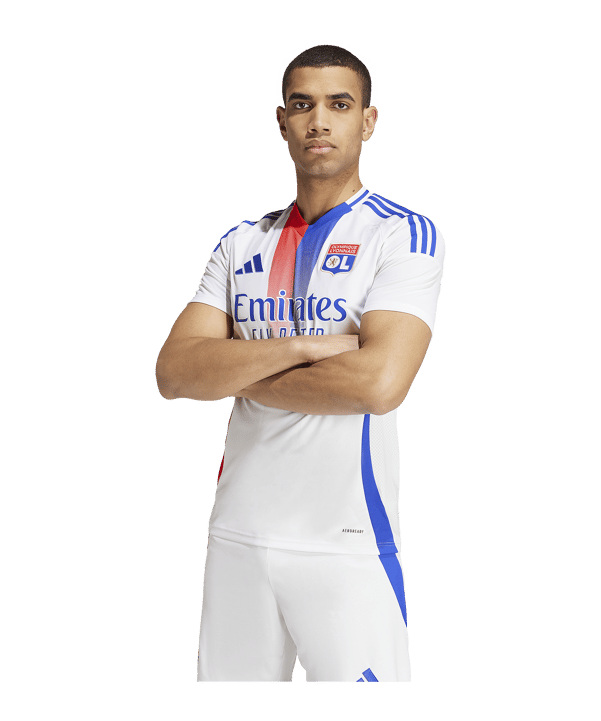 adidas Olympique Lyon Trikot Home 2024/2025 Weiss - weiss