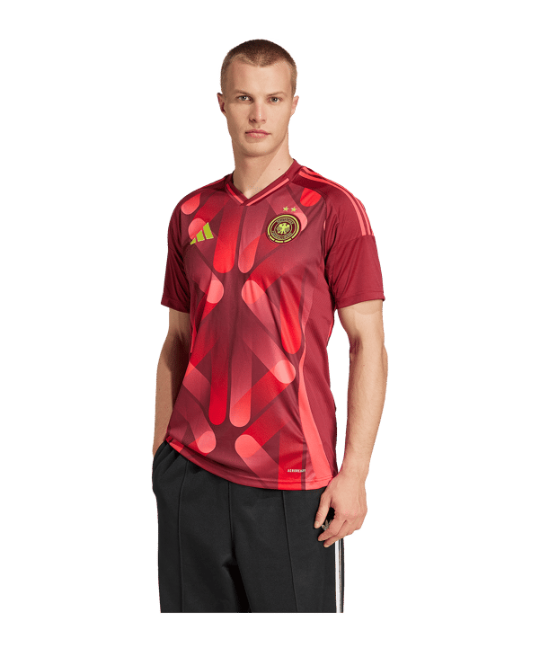 adidas DFB Deutschland Trikot Away EM 2025 Rot - rot