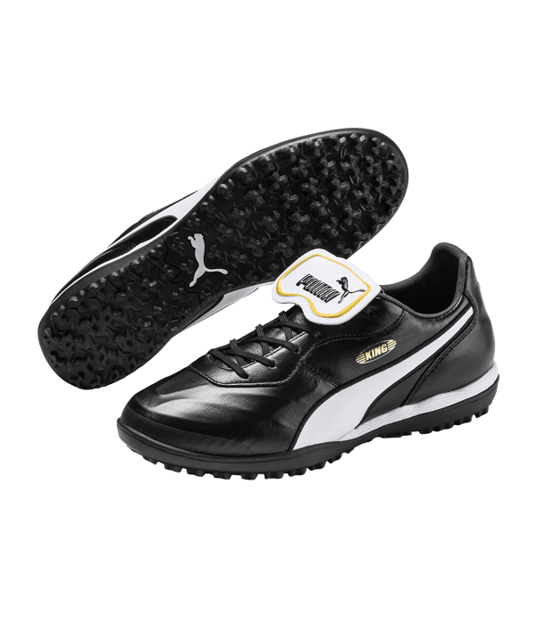 PUMA KING Top TT Turf zwart wit F01 - zwart