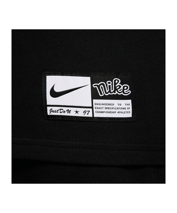 Nike Off Court M90 Basketball T-Shirt Schwarz F010 - schwarz