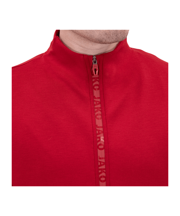 JAKO Pro Casual Jacke Rot F141 - rot