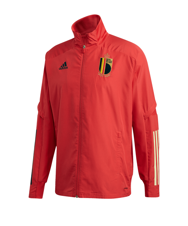 adidas Belgien Prematch Jacke Rot - rot