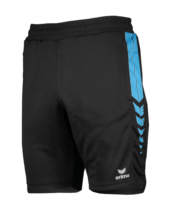 Erima Six Wings Worker Short Kids Schwarz - schwarz