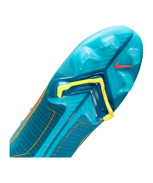 Nike Mercurial Vapor XIV Blueprint Elite FG Blau Orange F484 - blau
