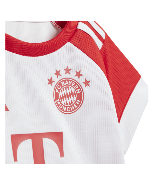 adidas FC Bayern München Babykit Home 2023/2024 Weiss Rot - weiss