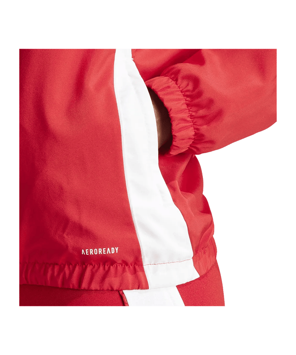 adidas Tiro 24 Windbreaker Damen Rot Weiss - rot