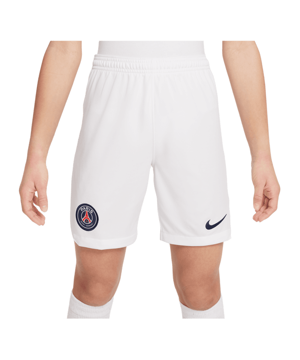 Nike Paris St. Germain Short Home Away 2023/2024 Kids Weiss F100 - weiss