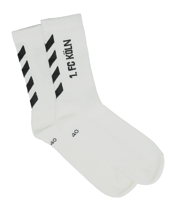 Hummel 1. FC Köln Fundamental 3er Pack Socken Weiß F9508 - weiss