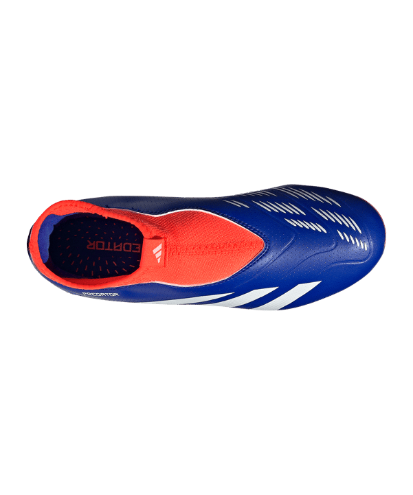 adidas Predator League LL FG Advancement Kids Blau Weiss - blau