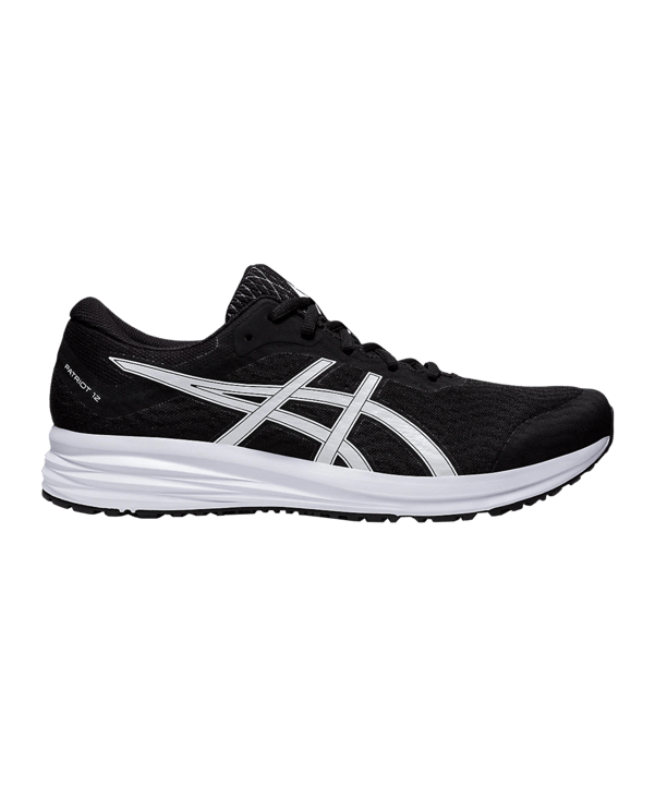 Asics Patriot 12 Running Schwarz Weiss F001 - schwarz