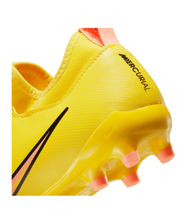 Nike Jr Air Zoom Mercurial Vapor XV Academy FG/MG Kids Lucent Gelb Rosa F780 - gelb