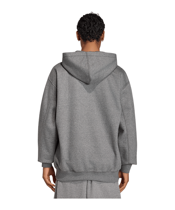 adidas Originals Trefoil Essentials Melange Loose Hoody Grigio - grigio